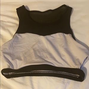 Mesh sports bra